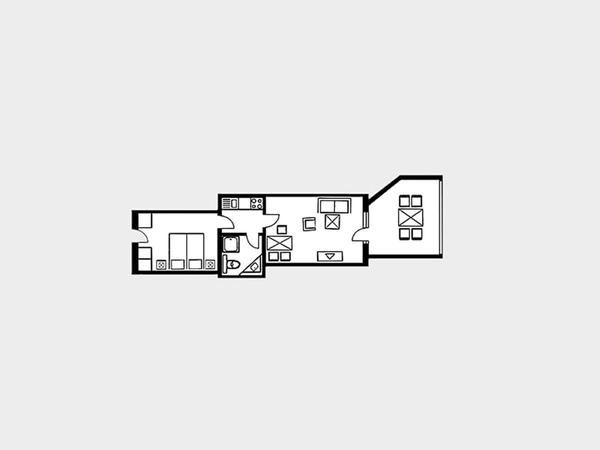 Apartment Strandvillen - Mit Meerblick, 1 Schlafzimmer Und Balkon Sv-617